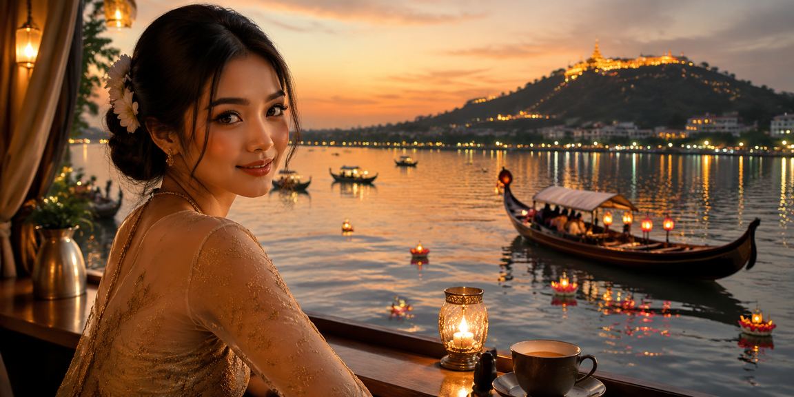 မန္တလေးရဲ့ ကစားသမားတစ်ဦး အန်းဒါဘာဂါးဂိမ်းကို ဖုန်းနဲ့ကစားနေစဉ်